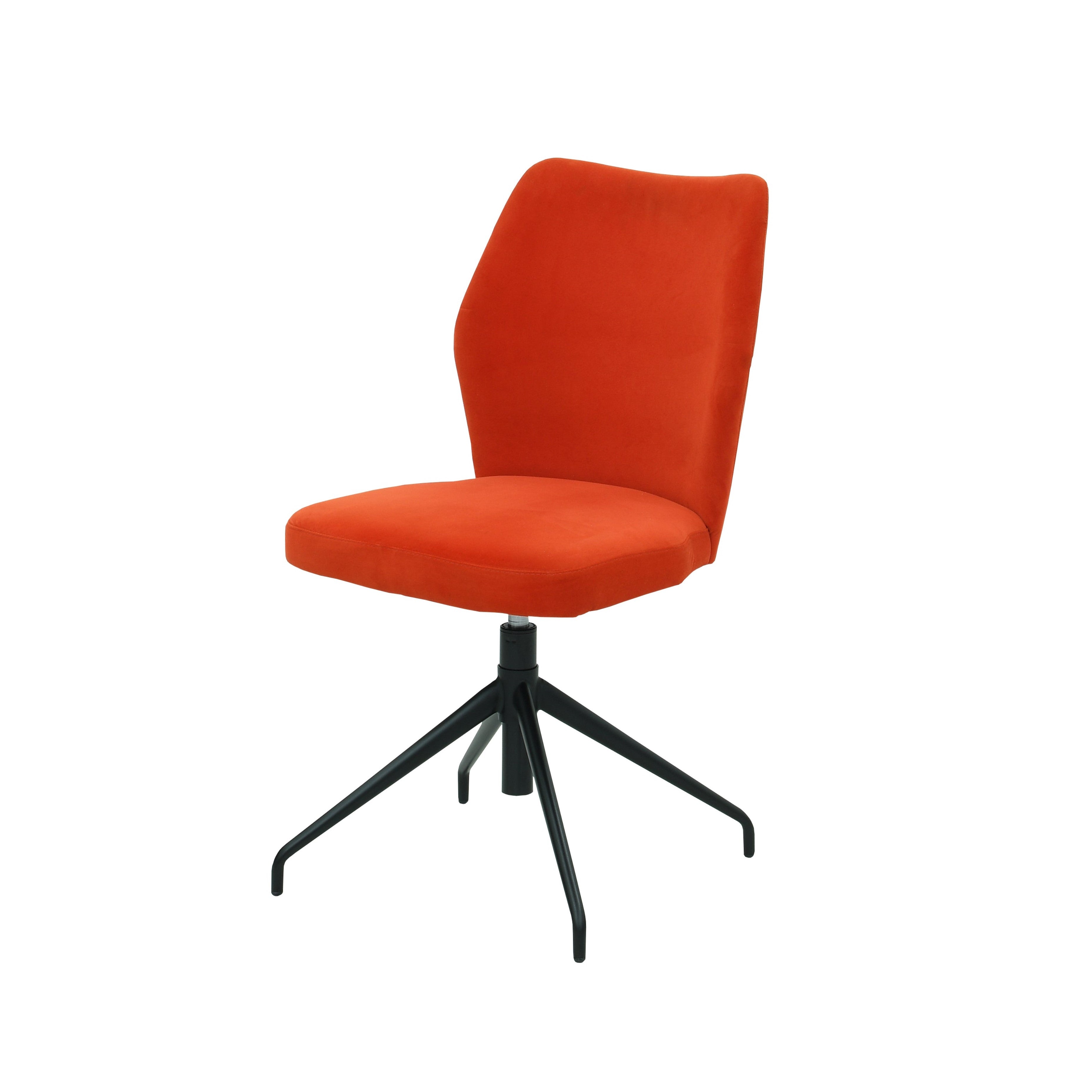 Roter Stuhl aus Stoff oder Leder | Modell SIA